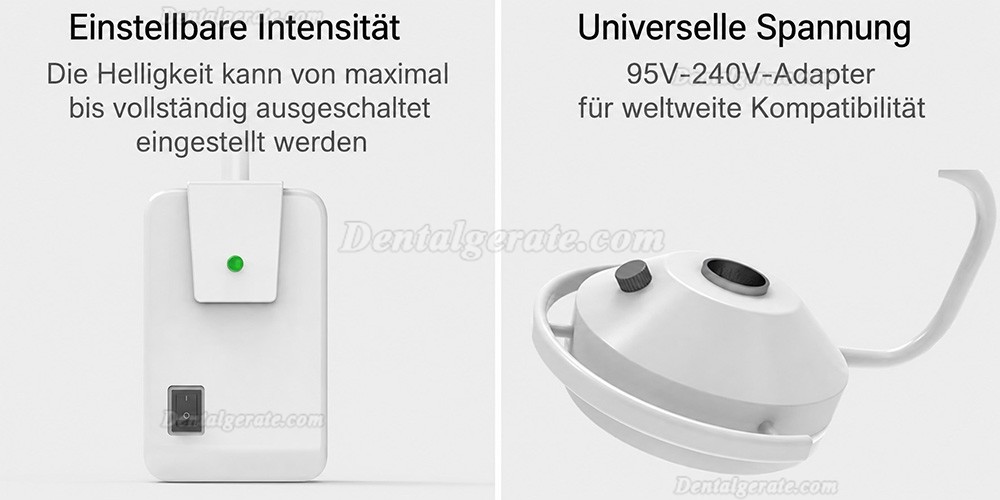 KWS&reg; KD-202D-3B LED OP-Leuchte f&uuml;r Dentalbereich 36W
